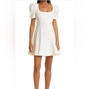 Likely Alia Puff Sleeve Skater Dress